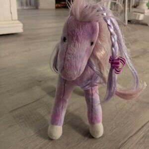 DOUGLAS Plush Purple Horse Pony Princess The Stuffed Animal Toy